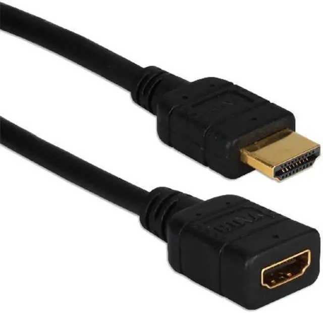 Alt view image 3 of 5 - QVS 1-Meter High Speed HDMI UltraHD 4K Extension Cable