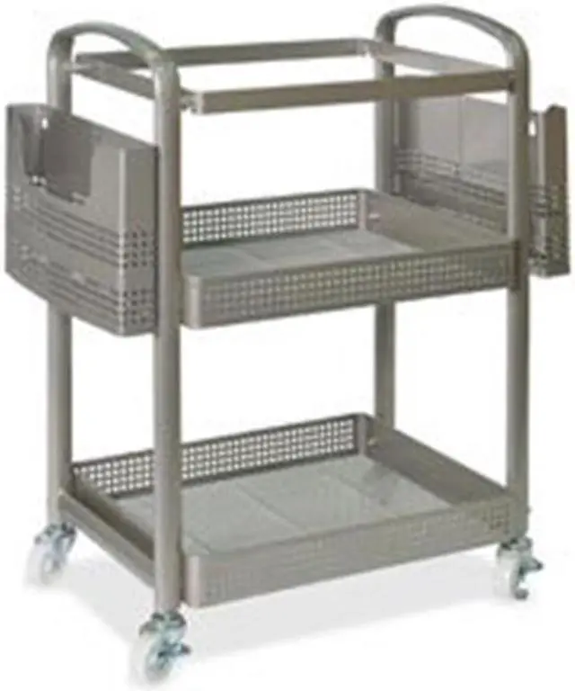 Alt view image 2 of 10 - Lorell Mobile File Cart Heavy-Duty 22-2/5"Wx12-1/2"Lx25-1/4"H SR 45654
