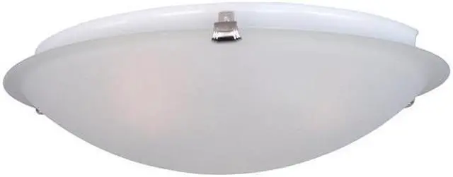 Main image of Maxim 2680FTSN 4 x 12.5 in. Malaga 2-Light Flush Mount, Satin Nickel