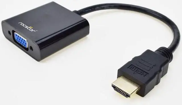 Alt view image 2 of 7 - Rocstor Premium Hdmi To Vga + 3.5Mm Audio Adapter