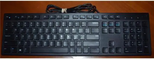 Alt view image 3 of 14 - DELL Wired Qwerty Keyboard - Black KB216-BK-US Black Wired Keyboard