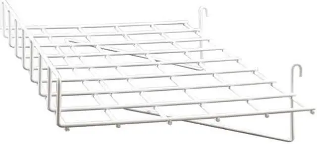 Main image of Econoco WTES-93 24 x 15 in. Straight Shelf with Front Lip, White - Semigloss