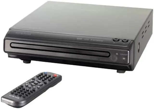 Alt view image 4 of 17 - CRAIG CVD401A Compact HDMI DVD Player with Remote in Black