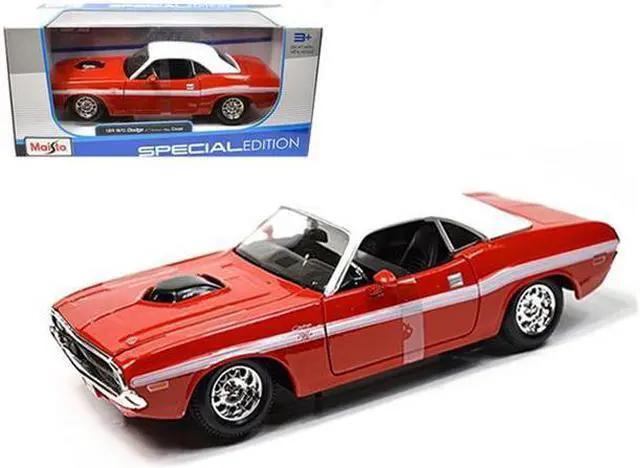 Main image of Maisto 31263r 1970 Dodge Challenger R & T Coupe Red 1-24 Diecast Model Car