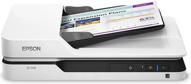 Alt view image 5 of 20 - EPSON WorkForce DS-1630 (B11B239201) Duplex 1200 dpi x 1200 dpi USB Color Flatbed Scanner