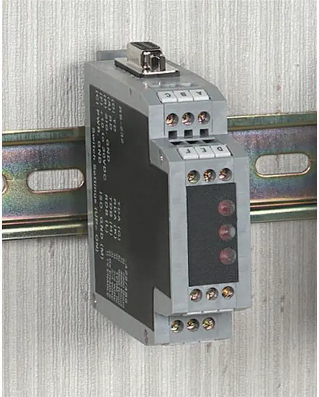 Alt view image 2 of 2 - Black Box ICD100A Box Rs-232 To Rs-422/Rs-485 Din Rail Converter - 2 X Rs-232 Terminal Block, 1 X Db-9 - External