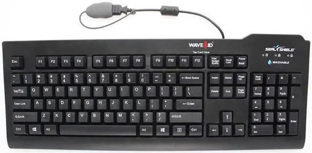 Main image of Seal Shield SSKSV207GRC13.56 Silver Seal Waterproof Backlit Keyboard