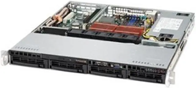 Alt view image 4 of 5 - Supermicro SuperChassis 813MFTQC-R407CB
