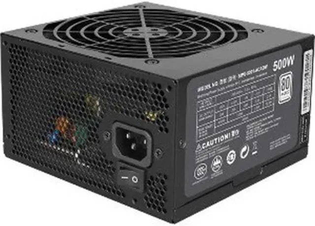 Alt view image 7 of 13 - Cooler Master MPX-5001-ACAAW-BS Masterwatt Lite 500W with 80 Plus Certified Power Supply with Full Protections