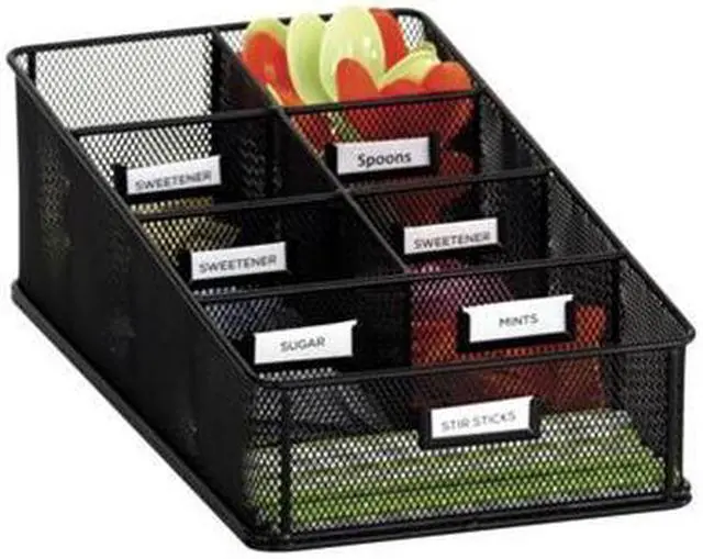 Alt view image 10 of 20 - Safco Organizer,Hsptly,7c,Bk 3291BL