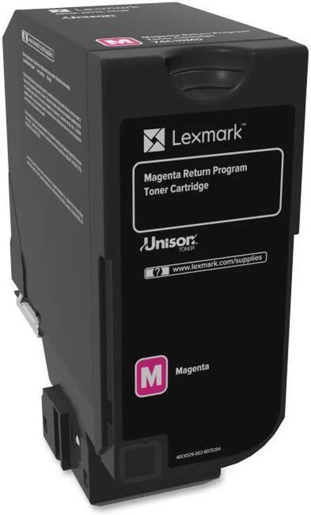 Main image of Lexmark LEX74C10M0 CS72 Return Program Cartridge Toner, Magenta