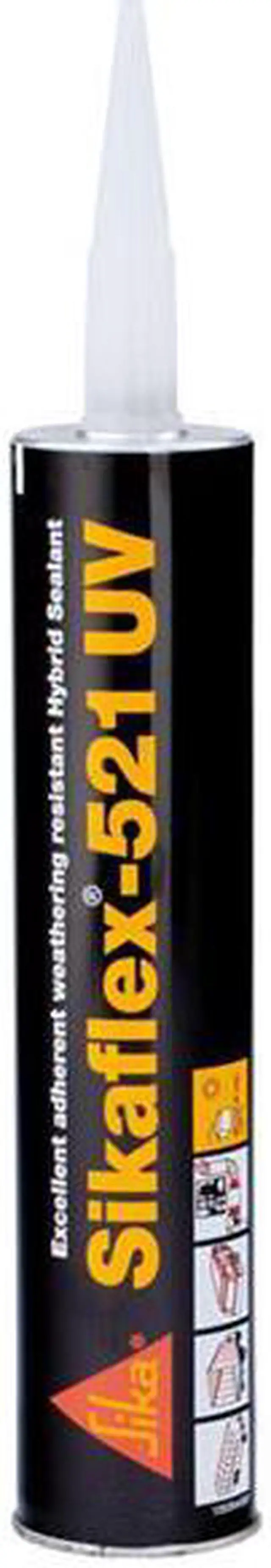 Alt view image 2 of 6 - Sika 106096  flex 521UV UV Resistant LM Polyurethane Sealant - 10.3oz(300ml) Cartridge - White
