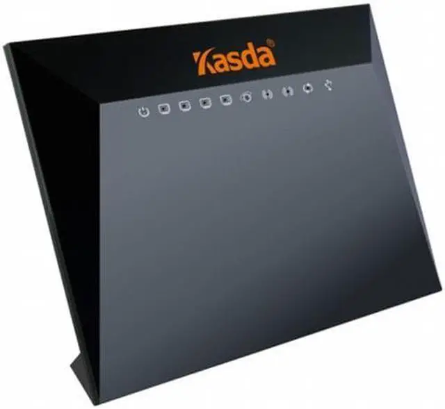 Alt view image 3 of 11 - KASDA IEEE 802.11ac Ethernet Wireless Router - 2.40 GHz ISM Band - 5 GHz UNII Band - 1900 Mbit/s Wireless Speed - 4 x Network Port - 1 x Broadband Port - USB - Gigabit Ethernet - VPN Supported - Deskt