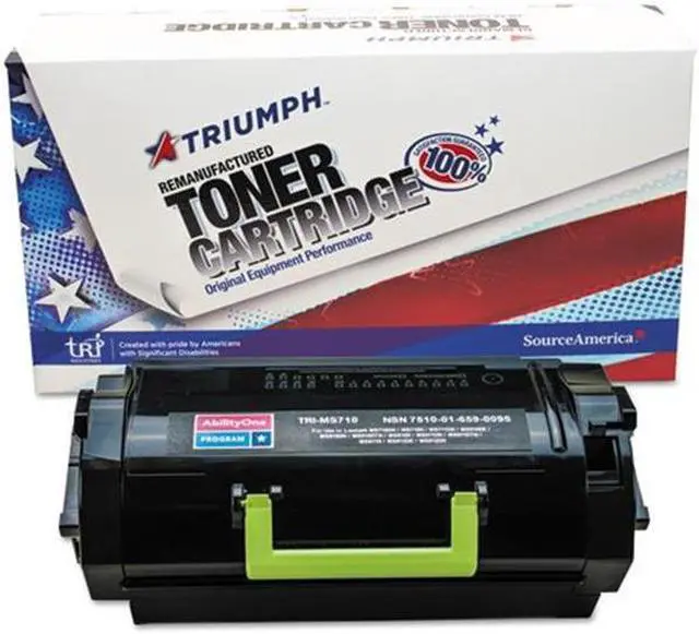 Main image of Abilityone AB16590095 High Yield 25,000 Toner for 52D1X00 - Black