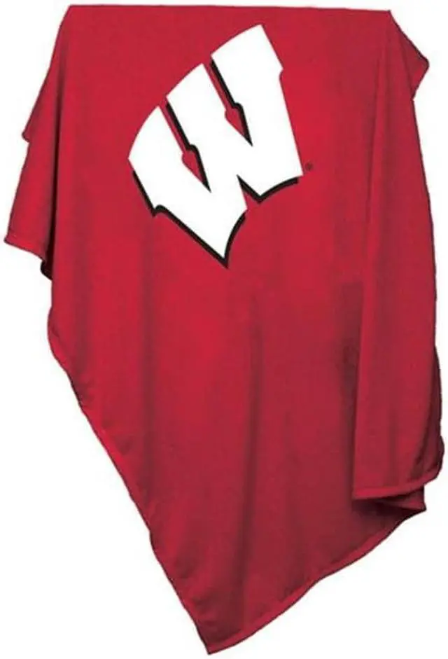 Main image of Logo Brands 244-74 Wisconsin Sweatshirt Blanket