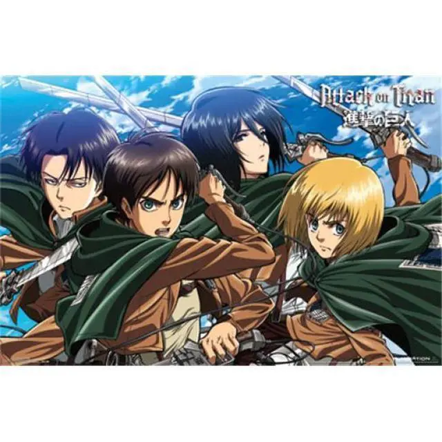 Alt view image 2 of 2 - Attack on Titan - Swords Poster Print (22 x 34)