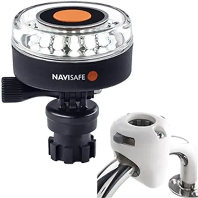 Alt view image 3 of 4 - Navisafe White 2Nm 360 Degree Navilight With White Rail