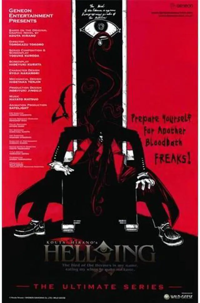 Main image of Pop Culture Graphics MOV444666 Hellsing Ultimate Movie Poster, 11 x 17