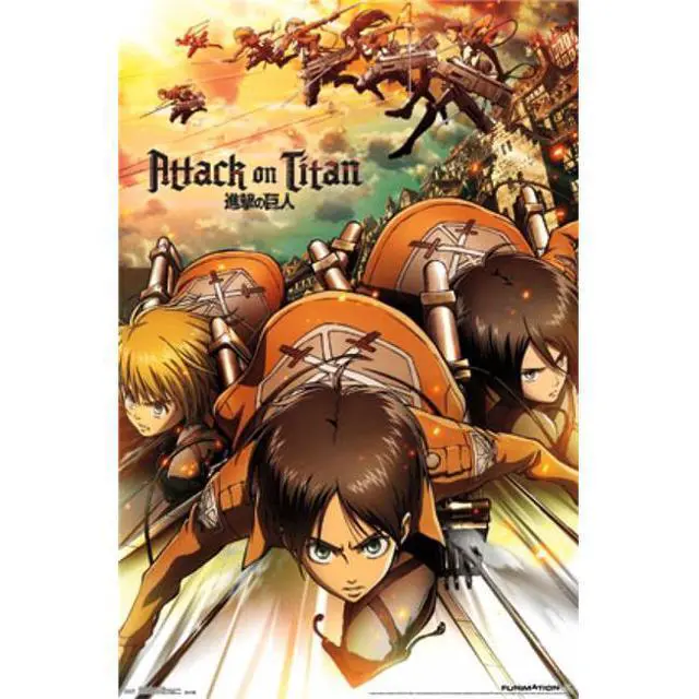 Alt view image 2 of 2 - Posterazzi TIARP13801 Attack on Titan - Attack Poster Print - 24 x 36 in.