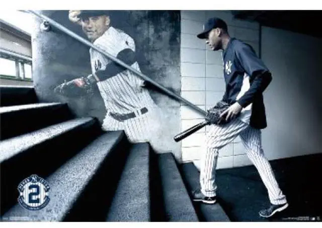 Main image of Posterazzi SCO13532 New York Yankees Derek Jeter Retirement Poster Print - 24 x 36 in.
