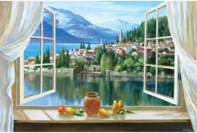 Main image of Classic Collections PDXCC2636SMALL Lago Di Fiori Poster Print by Dante Lorenzo, 12 x 18 - Small