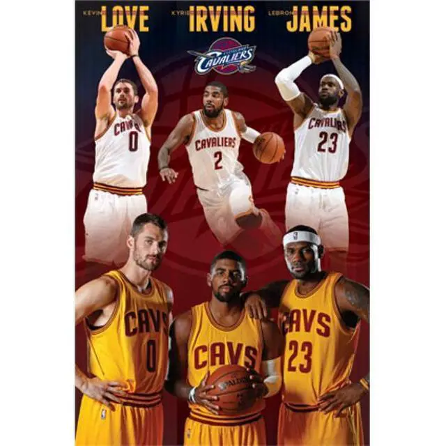 Alt view image 2 of 2 - Posterazzi TIARP13827 Cleveland Cavaliers - Team 2014 Poster Print - 22 x 34 in.