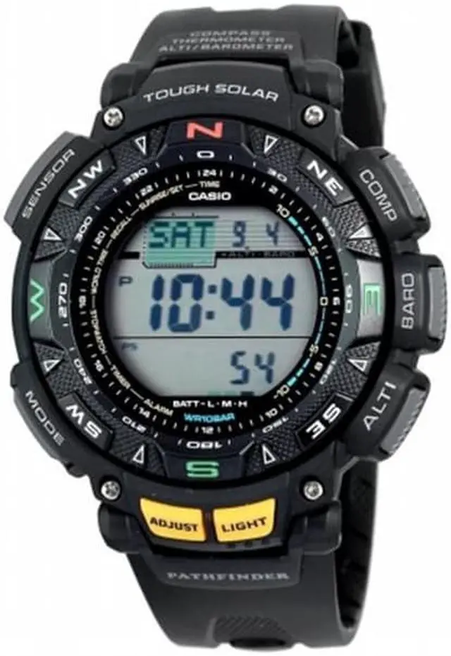 Alt view image 6 of 6 - Casio Men's PAG240-1CR Pathfinder Triple Sensor Multi-Function Sport Watch