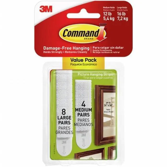 Alt view image 5 of 16 - 3M Cmnd Asst Pic Hang Strip 17209-ES