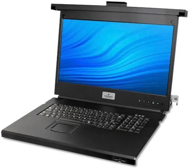 Alt view image 2 of 11 - Vertiv Avocent LRA Rack Console 18.5" LCD Widescreen,16-Port, Keyboard with Touchpad