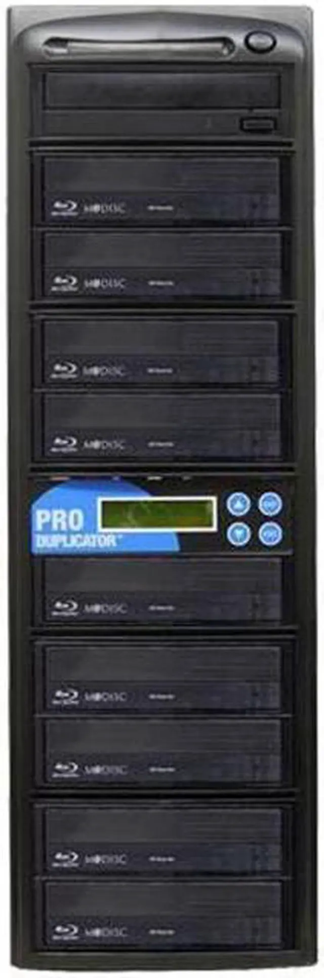 Alt view image 3 of 3 - Produplicator 1 to 9 14x Blu-ray Burner BD Duplicator - BDXL M-DISC CD DVD Copier Standalone Duplication Tower (ESBR09)