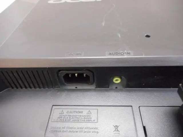 Alt view image 7 of 7 - Acer G245HQL 23.6" Widescreen LCD Monitor - Black