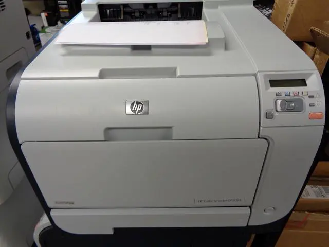 Alt view image 2 of 6 - HP CP2025dn Color LaserJet Printer CB495A Ranged Pages Good Condition