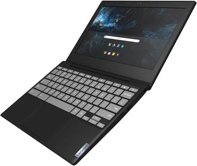 Alt view image 5 of 20 - Lenovo Chromebook Intel N4020 4GB 32GB Chrome OS - Onyx Black - 11.6" Upto 10 hr