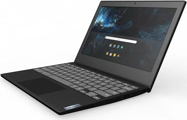 Alt view image 7 of 20 - Lenovo Chromebook Intel N4020 4GB 32GB Chrome OS - Onyx Black - 11.6" Upto 10 hr