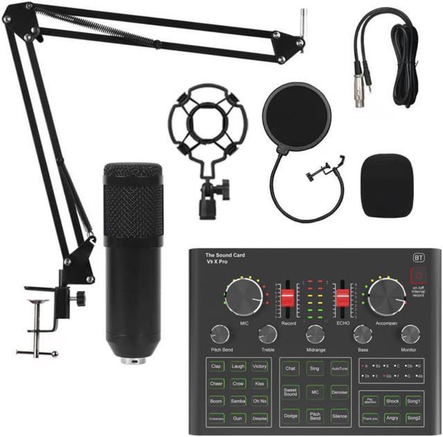  Podcast Equipment Bundle, BM-800 Mic Kit with Live