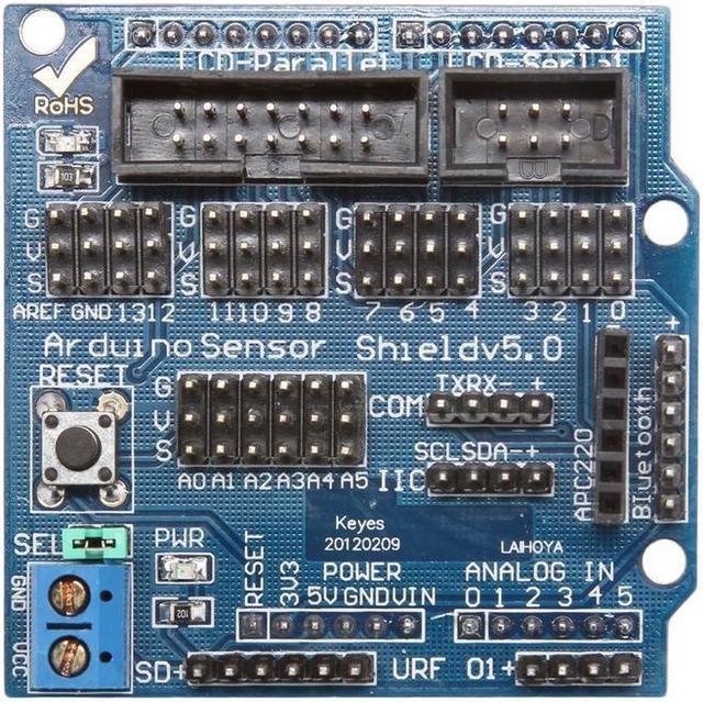 UNO R3 Sensor Shield V5.0 Expansion Board for Arduino Genuino System 