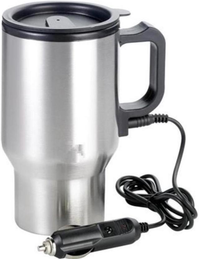 Heated Travel Mug, Heated Coffee Mug Warmer Electric Car Cup, 12V Car  Heated Mug Vehicle Heating Cup Heated Travel Mug With Lid Car Heating Cup,  For