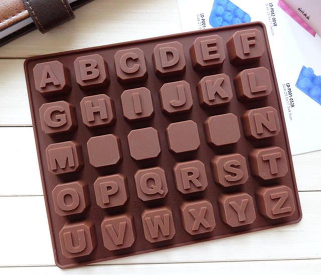 Chocolate Mold: Letters