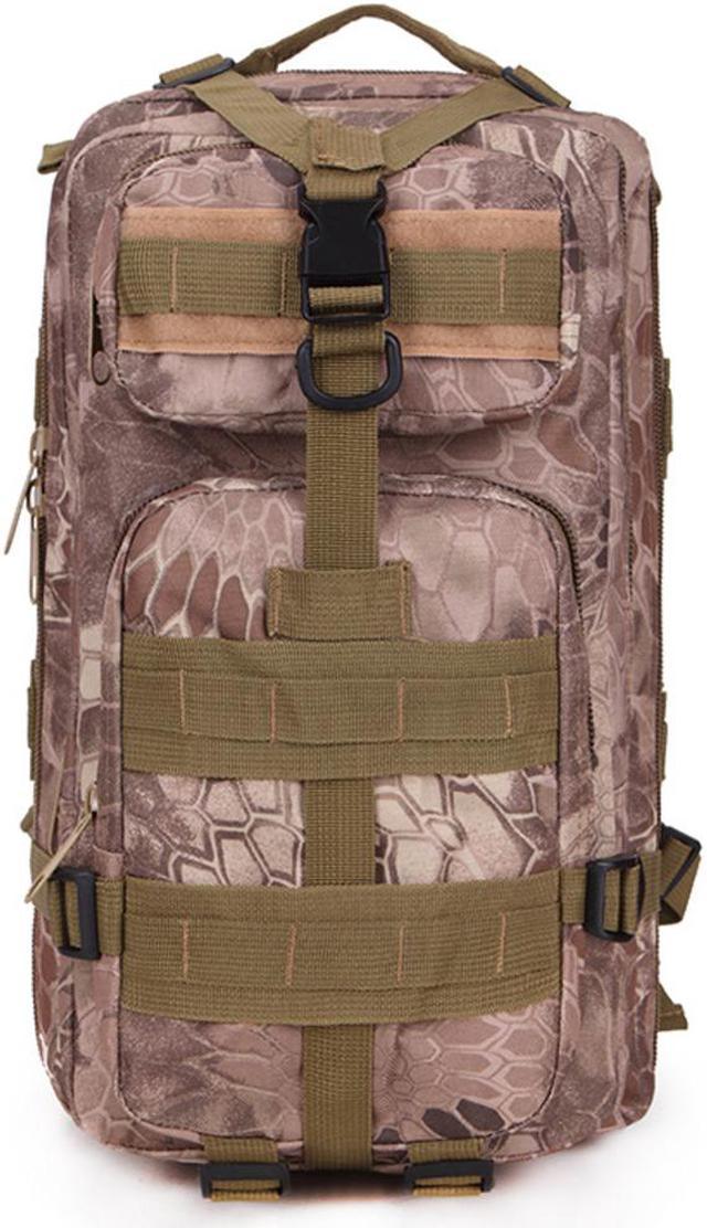Military Tactical Backpack Small Rucksacks Hiking Bag Outdoor Trekking  Camping Tactical Molle Pack Tactical Combat Travel Bag 20-35L 