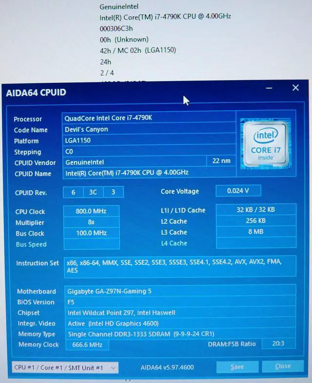 Alt view image 7 of 11 - Intel Core i7-4790K Processor- BX80646I74790K