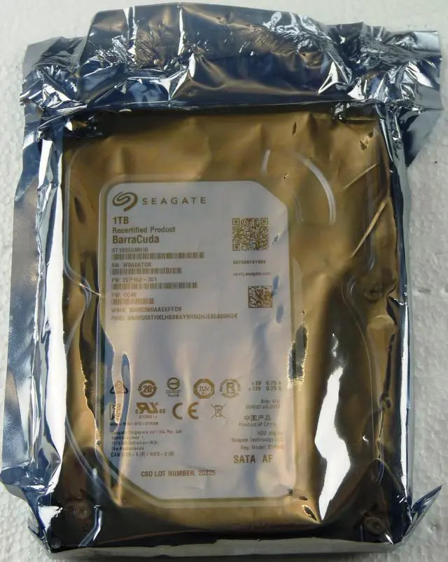 Alt view image 7 of 12 - Seagate BarraCuda ST1000DM010 1TB 64MB Cache SATA 6.0Gb/s 3.5" Hard Drive
