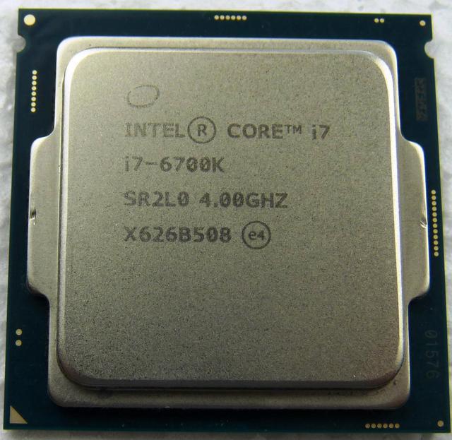 Intel Core i7-6700K 8M Skylake SR2L0 Quad-Core 4.0 GHz LGA 1151 91W Desktop  TRAY Processor CM8066201919901 with Intel HD Graphics 530 => CPU ONLY, NO  ...