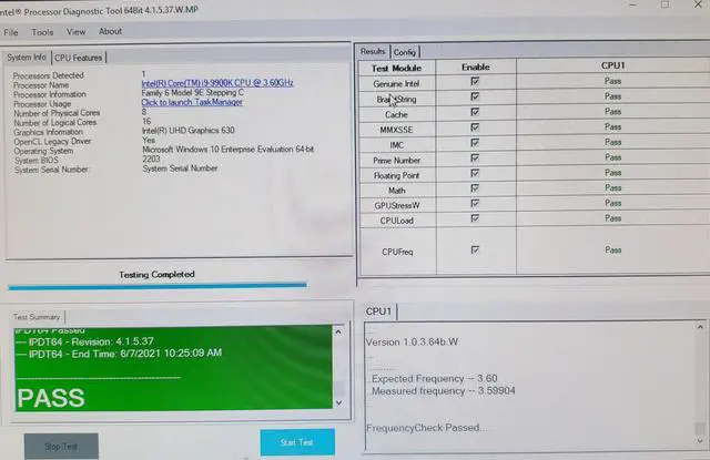 Alt view image 11 of 14 - Intel Core i9-9900K Desktop Processor 8 Cores, 5.0 GHz Turbo Unlocked 300 Series