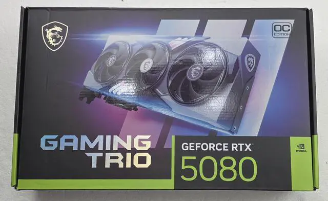 Main image of MSI Gaming GeForce RTX 5080 16GB GDDR7 PCI Express 5.0 Graphics Card RTX 5080 16G GAMING TRIO OC