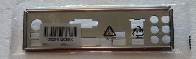 Alt view image 4 of 4 - I/O SHIELD BACKPLATE for ASUS ROG MAXIMUS VII HERO => MOTHERBOARD IS NOT INCLUDED!