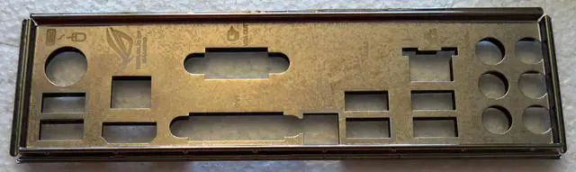 Main image of I/O SHIELD BACKPLATE for ASUS ROG MAXIMUS VII HERO => MOTHERBOARD IS NOT INCLUDED!