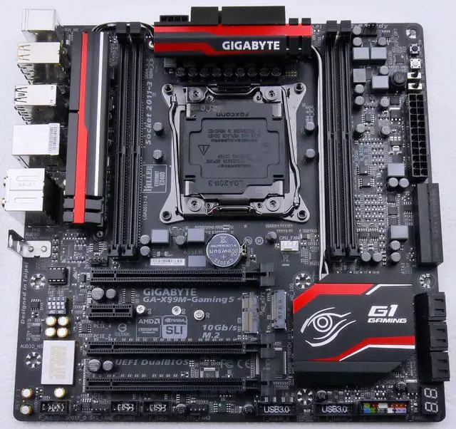 Alt view image 4 of 8 - GA-X99M-GAMING 5 GIGABYTE GA-X99M-GAMING 5 R.1.1 WhiteBox INTEL LGA2011 MOTHERBOARDS