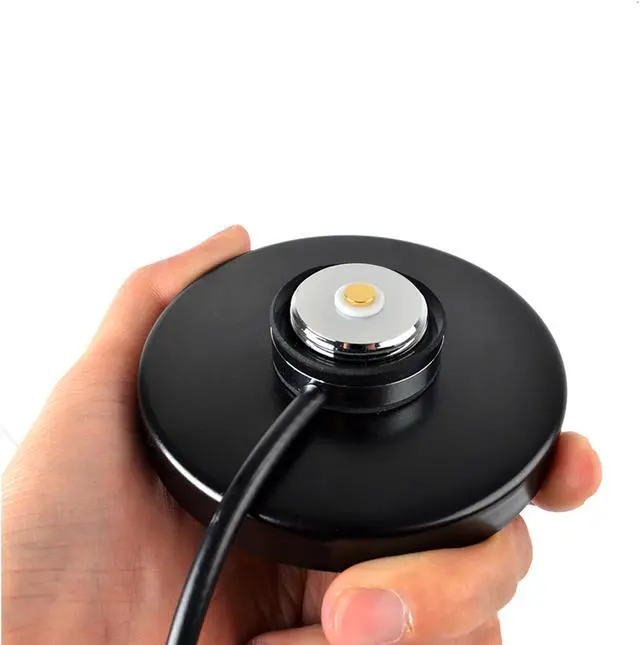Alt view image 2 of 7 - HYS 90mm NMO Mount Magnetic Base for Car Bus Taxi Mobile Radio Antenna W/5M(16.4ft) RG58 Coaxial Cable PL-259 Plug