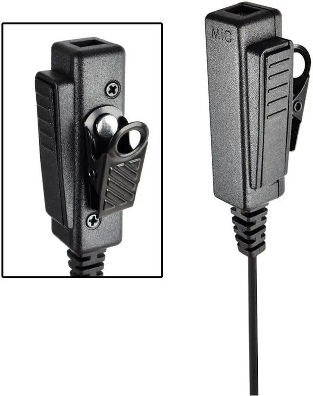 Alt view image 5 of 6 - Security Air Acoustic Tube Earpiece Headset PTT for Motorola TETRA MTP3100 MTP3200 MTP3250 MTP3150 DEP550 Walkie Talkie