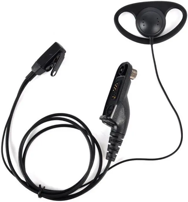 Alt view image 7 of 7 - Headphone Ear Loop Earpiece PTT for Motorola APX4000 APX2000 APX6000 XPR6300 DP4800 DP3400 XIR P8200 P8268